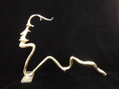 Liegende Muse #1-1 Bronze 2014 © tim steiner form.